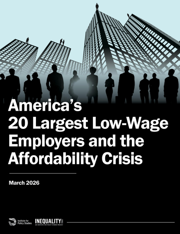 Cover image for "America’s 20 Largest Low-Wage Employers and the Affordability Crisis"